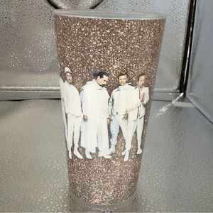 Backstreet Boys Vegas Glittery Cup with Band Graphic